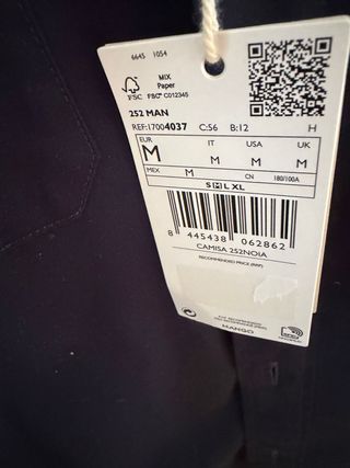 Camisa Mango Azul sin uso