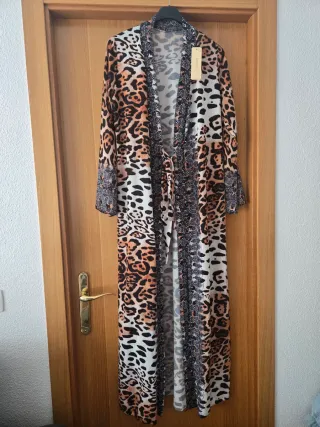 Kaftán estampado animal print talla única