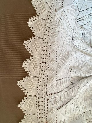 Colcha vintage blanca 2,20x1,80