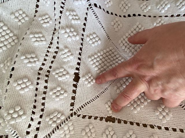 Colcha vintage blanca 2,20x1,80