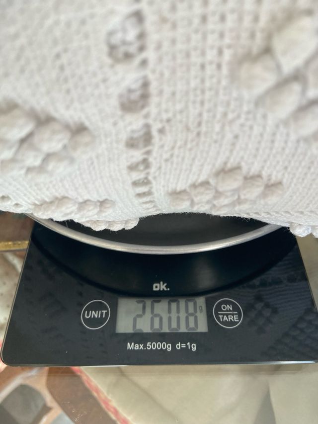 Colcha vintage blanca 2,20x1,80