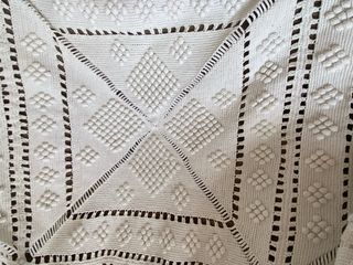 Colcha vintage blanca 2,20x1,80