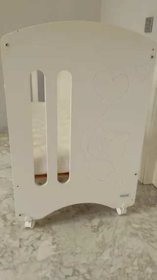 Cuna de bebé con colecho,colchón ,manta, funda