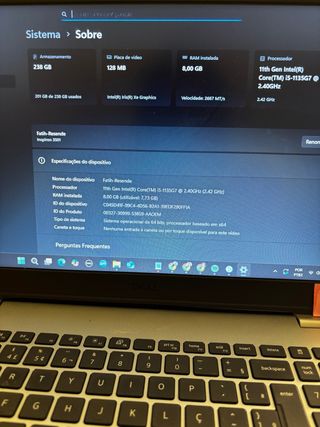 ¡Se vende portátil Dell I5! ¡Muy bien conservado!