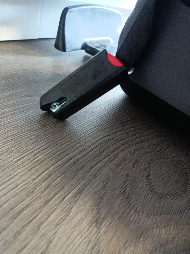 Silla coche grupo 3 roja y gris