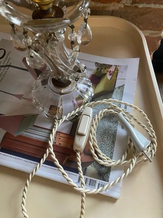 Lampada da tavolo Maria Teresa cristallo