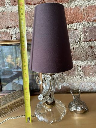 Lampada da tavolo Maria Teresa cristallo