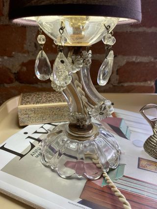 Lampada da tavolo Maria Teresa cristallo