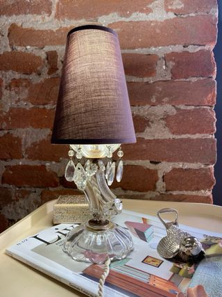 Lampada da tavolo Maria Teresa cristallo