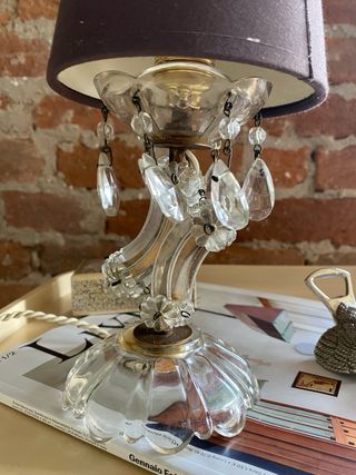 Lampada da tavolo Maria Teresa cristallo