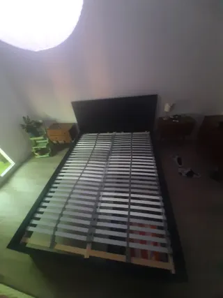 Somier MALM IKEA Negro-