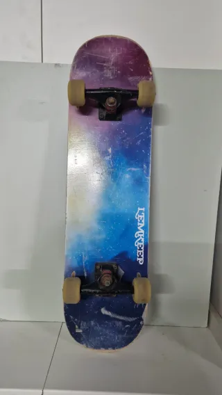 Monopatín Skate Board Madera Diseño Galaxia
