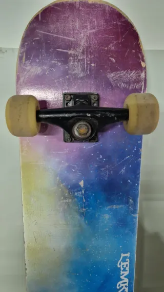 Monopatín Skate Board Madera Diseño Galaxia