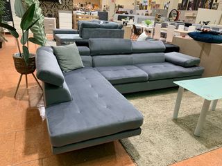 Sofá Rinconera Daniela Tela Gris