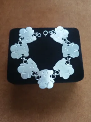 Pulsera Plata Osito