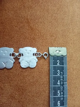 Pulsera Plata Osito