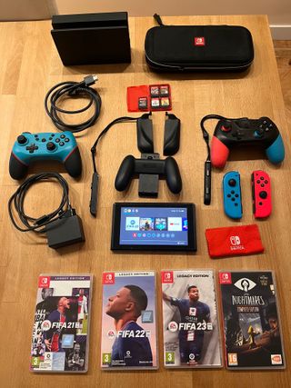 Nintendo Switch Completa + 12 Juegos (pack)