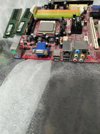 Lote Placa MSI AM2+ Sempron DDR2 HD SATA