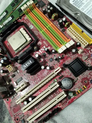 Lote Placa MSI AM2+ Sempron DDR2 HD SATA