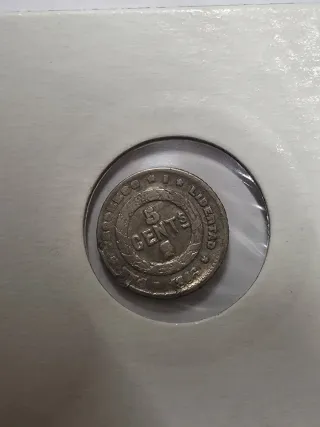 5 Centavos Honduras 1886