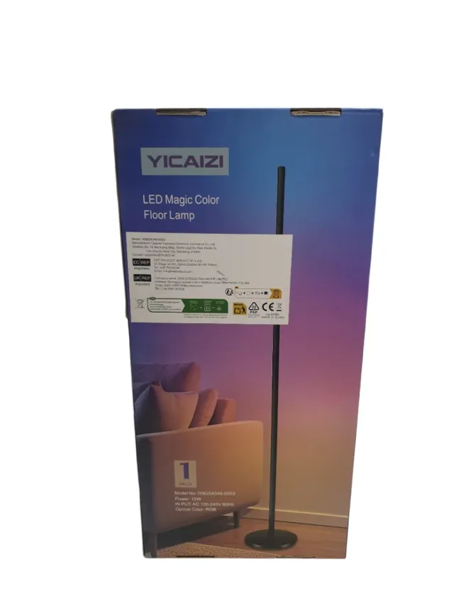 Lampada da terra LED RGB 160 cm 90442