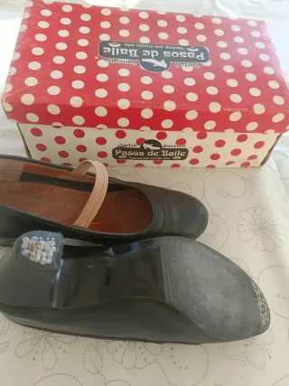 Zapatos Flamenco Niña Negros talla 34