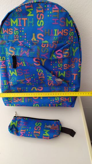 Mochila escolar y estuche Missy Smith