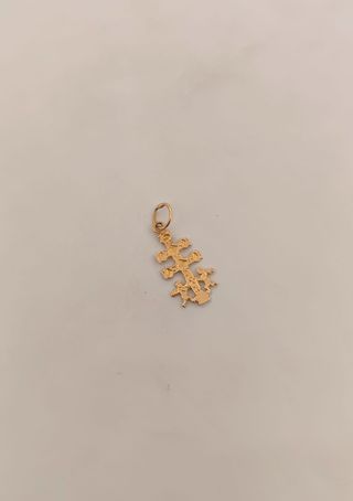 Colgante Cruz Caravaca Oro