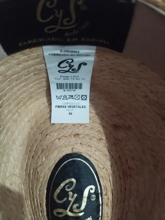 Sombrero Borsalino Talla XL (60 cm)
