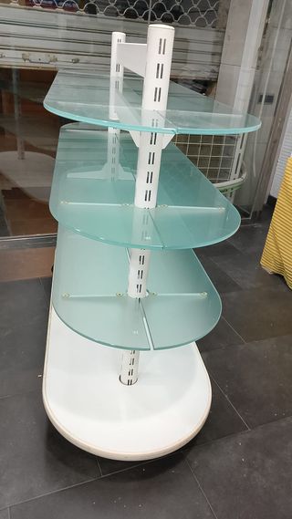 Estantería Modular Cristal y Metal