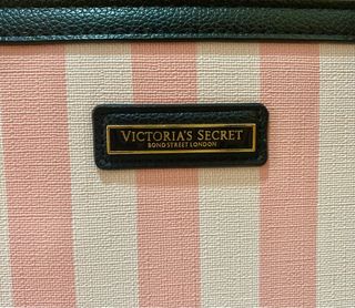Bolso Tote Victoria's Secret Rayas Rosa y Blanco