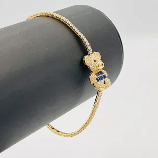 Pulsera Rivière Oso Azul 18k