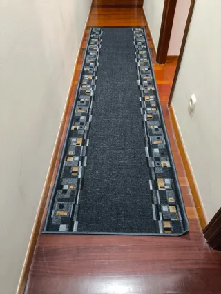 Tappeto da Corridoio Grigio 200x80