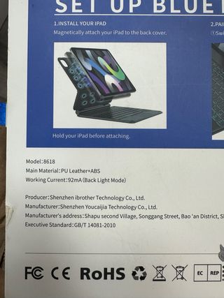 nimin Funda Teclado para iPad Air 5 2022#154658