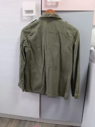 Chaqueta Zara verde militar