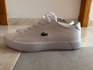 Bambas Lacoste Blancas Talla 38