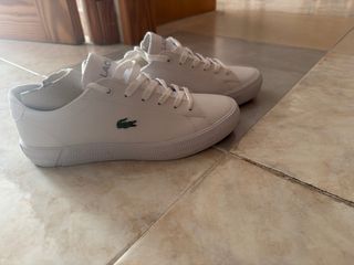 Bambas Lacoste Blancas Talla 38