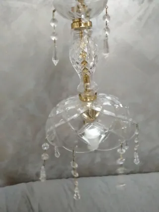 Lampadario cristallo con 1 luce