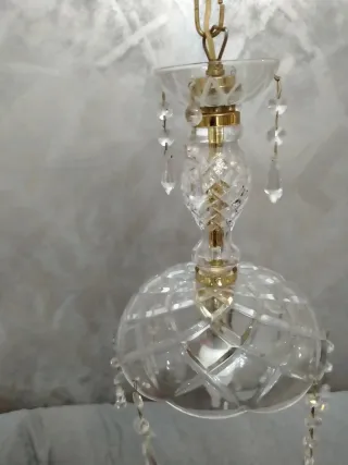 Lampadario cristallo con 1 luce