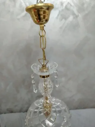 Lampadario cristallo con 1 luce