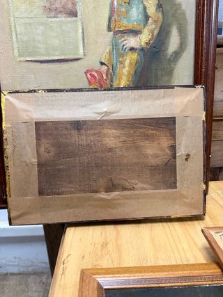 Dos óleos antiguos sobre tabla