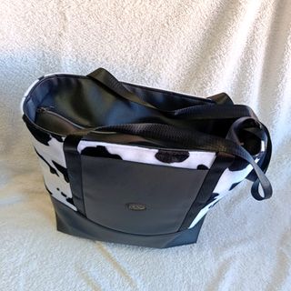 Bolso Tote Estampado de Vaca con polipiel