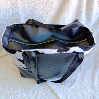 Bolso Tote Estampado de Vaca con polipiel