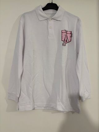 Polo manica lunga cotone taglie 4-8-10-12 anni