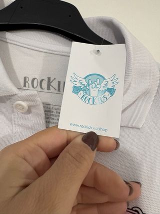 Polo manica lunga cotone taglie 4-8-10-12 anni