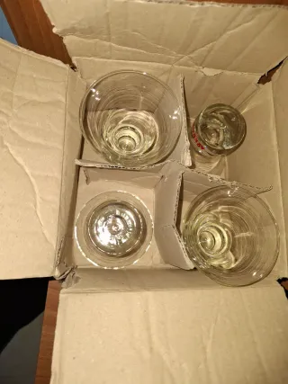 Set 4 Bicchieri averna collo largo