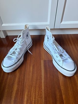 Converse Blancas Plataforma