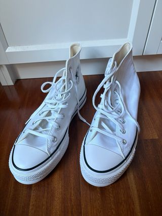 Converse Blancas Plataforma
