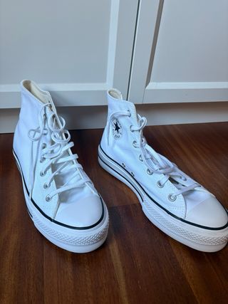 Converse Blancas Plataforma