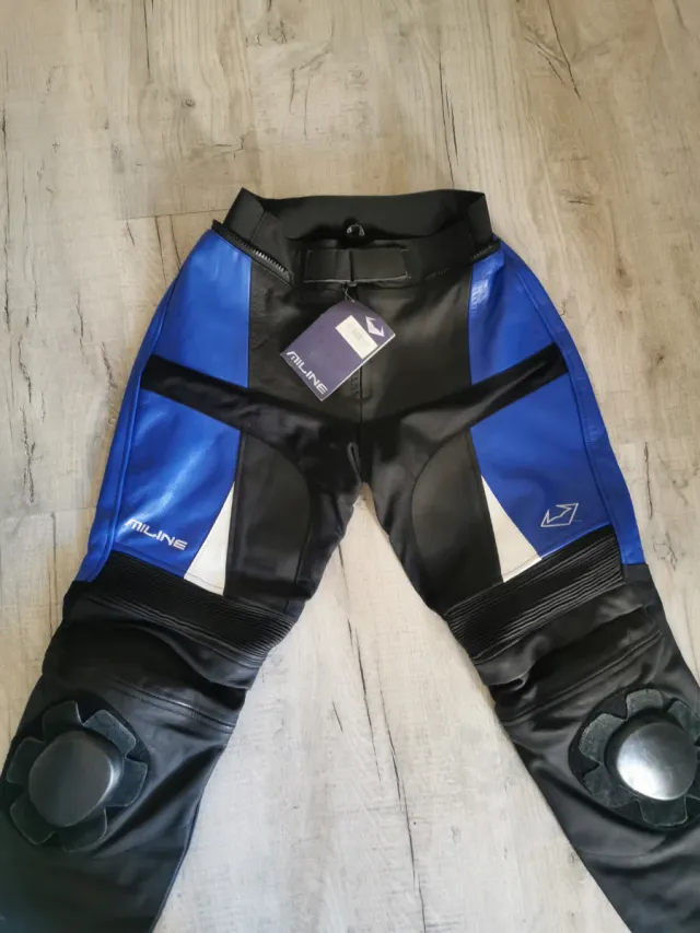 Pantalón Moto Racing Azul/Negro